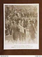 Giuseppe Garibaldi Alla Camera Di Bordeaux Impedito A Parlare Stampa Del 900 - Other & Unclassified