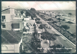 Teramo Roseto Degli Abruzzi Spiaggia Lungomare PIEGHE Foto FG Cartolina JK1820 - Teramo