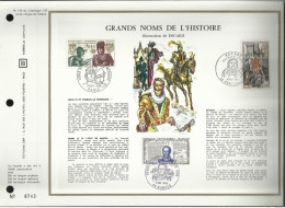 FRANCE - FDC - Grands Noms De L'Histoire : Louis XI Et Charles Le Téméraire - Bayard - Henri IV Et L'Edit De Nantes - 1960-1969