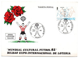 Tarjeta Con Matasellos Commemorativo De 1982 - Lettres & Documents