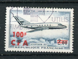 FRANCE SURCHARGÉ CFA -   POSTE AERIENNE - N° Yvert 61 Obli. - Used Stamps