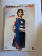 CP - Basket Ball Championne D'Europe 2009 Céline Dumerc - Pallacanestro