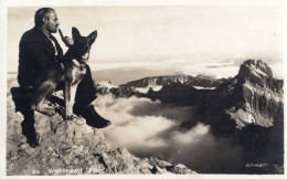 ALTMANN - WETTERWART STEIER - CARTOLINA FP NON UTILIZZATA  - TIMBRO HOTEL SÄNTIS - Sonstige & Ohne Zuordnung