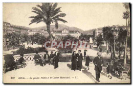 CPA Nice La Jardin Public Et Le Casino Municipal - Parcs Et Jardins