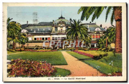 CPA Nice Le Casino Municipal - Parcs Et Jardins