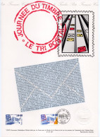 - Document Premier Jour JOURNÉE DU TIMBRE - PARIS 16.3.1991 - - Dag Van De Postzegel