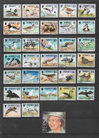 JERSEY COLLECTION. JERSEY DEFINITIVES. SEABIRDS AND WADERS. VALUES TO £3. USED. - Jersey