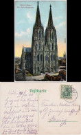 Ansichtskarte Köln Coellen | Cöln Kölner Dom - Westseite 1909 - Koeln