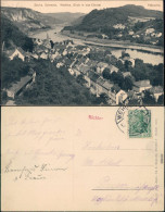 Ansichtskarte Wehlen Panorama-Ansicht 1912 - Wehlen