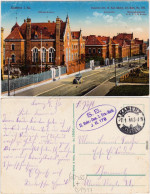 Kamenz Kamjenc Straßenpartie Am Offizierskasino - Kaserne 1916  - Kamenz