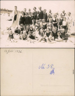  Menschen / Soziales Leben - Gruppenfotos - Menschen Am Strand 1926 - Non Classés