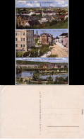 Ansichtskarte Döbeln 3 Bild: Neue Oberbrücke, Kaserne Und Panorama 1916 - Döbeln