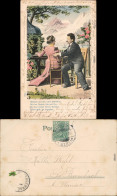  Menschen/Soziales Leben - Liebespaare - Mädchen Mit Dem Roten Mündchen 1912 - Couples