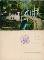 Rathen Partie An Der Restauration Amselfall (Elbsandsteingebirge) 1914  - Rathen