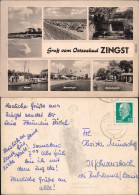 Zingst Darss Strand  HO-Gaststätte  Hafen, Pionierlager, Bushaltestelle 1963 - Zingst