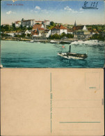 Ansichtskarte Pirna Stadt Und Dampfer 1916  - Pirna