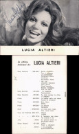 Ansichtskarte  Lucia Altieri - Autogrammkarte 1970 - Non Classés