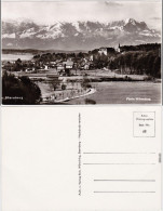 Starnberg Blick Zur Stadt Mit Berg-Panorama 1965 - Starnberg