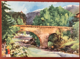 MERANO - Ponte Romano - Viaggiata - Anni 50 (c522) - Merano