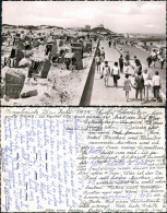 Ansichtskarte Norderney Strand Mit Vielen Badegästen Und Strandkörben 1975 - Norderney