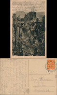 Ansichtskarte Rathen Blick Auf Die Bastei 1922  - Rathen