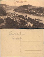 Ansichtskarte Wehlen Blick Auf Die Stadt 1941  - Wehlen