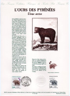 - Document Premier Jour L'OURS DES PYRÉNÉES - SAINT-LARY SOULAN 14.9.1991 - - Bears