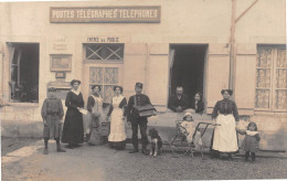 Carte-Photo Non Située - Bureau De POSTE De Savigny - Facteur - Ecrit 1912 (2 Scans) Blanchet, La Chapelle, Escurolles - Post