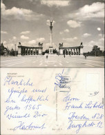 Budapest Heldenplatz (Hősök Tere) - Millenniums- Und Das Heldendenkmal 1965 - Hungary