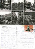 Jonsdorf Zittauer Gebirge, HO-Gaststätte, Gondelfahrt, Panorama-Ansicht 1980 - Jonsdorf