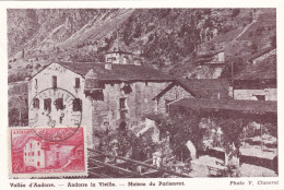 2 Cartes Maximum D'andorre De 1946 - Cartas Máxima