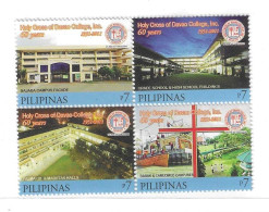 Philippines 2011 Holy Cross Of Davao College Block MNH - Filippijnen