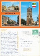 Rostock Neuer Markt Marktplatz - Ernst-Thälmann-Platz Kröpeliner Tor G1989 - Rostock