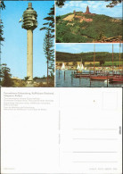 Kelbra (Kyffhäuser) Kulpenberg - Fernsehturm,  Kelbra - Bootssteg 1989 - Kyffhaeuser