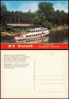 Fahrgastschiff  MS Brunswik Cafe Sophienruh Braunschweig Peine 1979 - Fähren