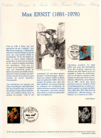 - Document PREMIER JOUR EMISSION COMMUNE FRANCE / ALLEMAGNE 10.10.1991 - Peintre Max ERNST (1891-1976) - - Joint Issues