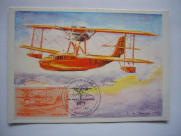 Avion / Airplane / AIR FRANCE / Seaplane / Cams 53 / Carte Maximum - 1919-1938