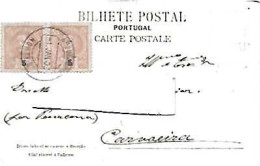 Portugal & Marcofilia, Coimbra, Frontaria Da Egreja De Santa Cruz, Via Ambulância, Carvoeira 1903 (18) - Cartas & Documentos