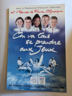 CP -  Fédération Française D'escrime équipe De France Olympique 2000 - Esgrima