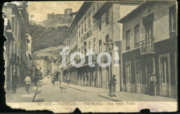 DAMAGED POSTCARD TOMAR THOMAR HOTEL RUA SERPA PINTO PORTUGAL CARTE POSTALE - Leiria