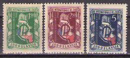 Yugoslavia 1948 Zagreb Fair, Mi 539-541 - MNH**VF - Neufs