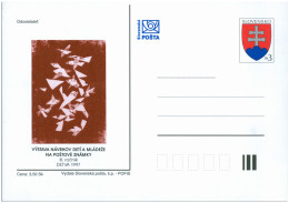 CDV 22 Slovakia Detva Exhibition Of The Stamp Design Of Youth And Children 1997 - Esposizioni Filateliche