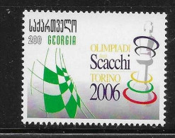 Georgia 2007 Chess Olympics Turin MNH - Georgien