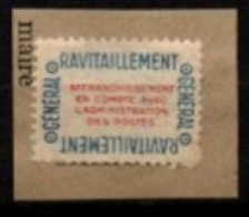 FRANCE    -   Service  -  1946 .  Y&T N° 15A Oblitéré .   Ravitaillement Général - Gebraucht