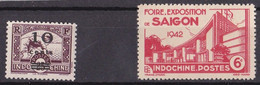 Indochine - YT N° 229 Et 231 ** - Neuf Sans Charnière - 1941 / 1942 - Unused Stamps