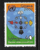 Georgia 2002 Year Of Dialogue Among Civilizations MNH - Georgië