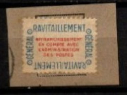 FRANCE    -   Service  -  1946 .  Y&T N° 15A Oblitéré .   Ravitaillement Général - Afgestempeld