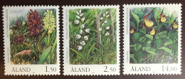 Aland 1989 Orchids Flowers MNH - Orchidées