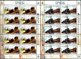 Artsakh 2020 "Europa - 2020 "Ancient Postal Routes" 2 Sheets Quality:100% - Arménie