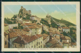 San Marino ABRASA Cartolina MQ5453 - Saint-Marin